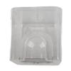 14x14x14cm / 5.5x5.5x5.5in – transparent