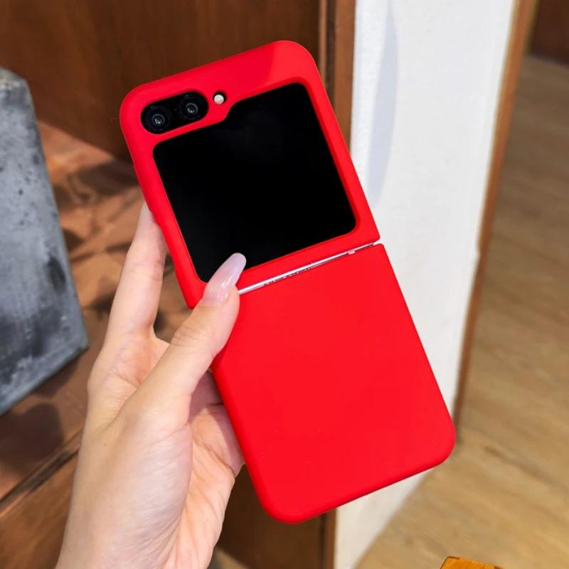 

Для Samsung Z Flip 6 флуоресцентний кольоровий рідкий силіконовий чохол для Z Flip 5 6 ударостійкий матовий бампер для Galaxy ZFlip6 Candy Cover For Samsung Z Flip 5