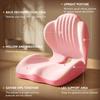 Ergonomic seat cushion, L-shaped integrated design office chair seat cushion, coccyx hollow memory foam orthopedic seat cushion