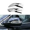 N60R-2Pcs Chrome Rearview Side Mirror Stripe Cover Trim For Honda CR-V CRV 2017-2019