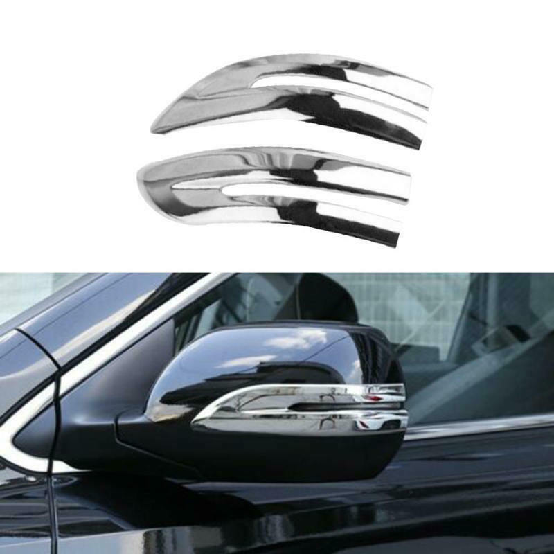 N60R-2Pcs Chrome Rearview Side Mirror Stripe Cover Trim For Honda CR-V CRV 2017-2019