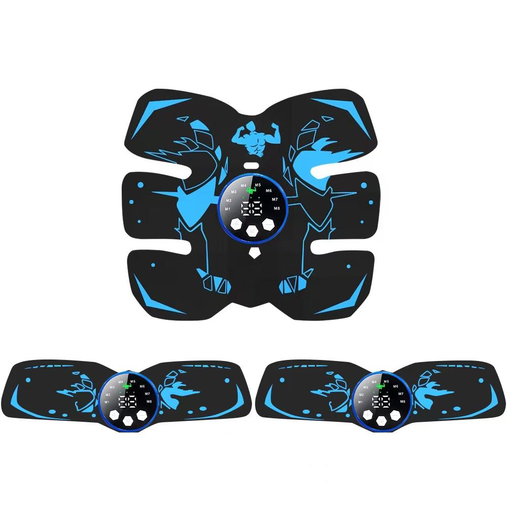 EMS abdominal fitness equipment set with 8 abdominal training modes and 29 intensity home exercise lazy fitness equipment