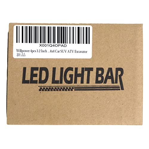 4gab 3,2 collu 42W MINI LED darba gaisma 12V 24V LED gaismas josla šaura leņķa LED darba gaisma IP67 ūdensizturīgs LED prožektors 6000K balts autoiekrāvējam