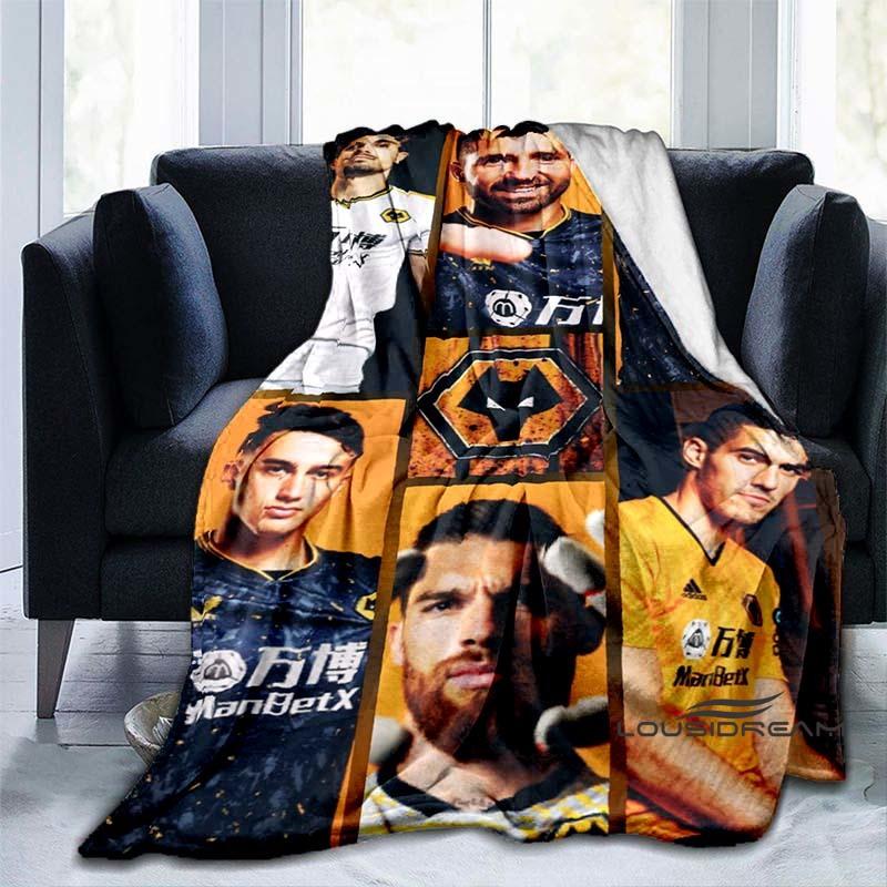 Customizable Wolf 3D Printed Sofa Blanket Living Room Bedroom Study Shawl Super Soft Warm Blanket Birthday Gift