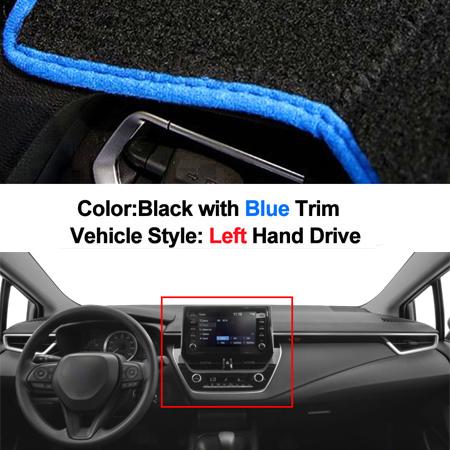 Car Dashboard Cover Dash Mat Carpet Cape For Toyota Corolla E210 2019 -On LHD RHD Auto Dashmat 2020 2026 Sunshade Anti-dirty