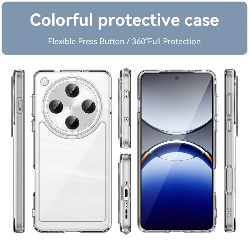 For OPPO Find X8 Pro Case Cover OPPO Find X8 X 8 Capa New Shockproof Bumper Back Colour Clear Transparent For Fundas Find X8 Pro