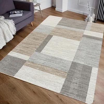 Minimalistisch Modern Patchwork Tapijt Woondecoratie, Warmte, Antislip En Vuilafstotend. Woonkamer en Slaapkamer Vloermat