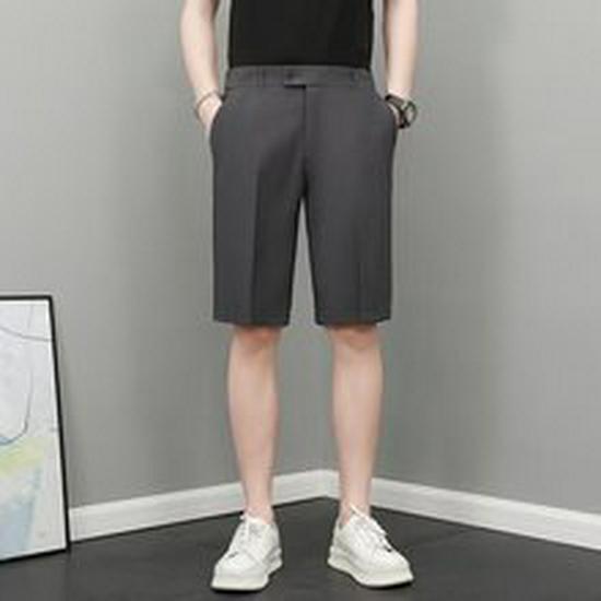 Pánská letní japonská ležérní košile volného střihu jednobarevná s klopami