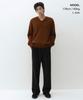 Musinsa Standard [Victoria Wool] Minimal Ribbed V-Neck Knit [Brick]