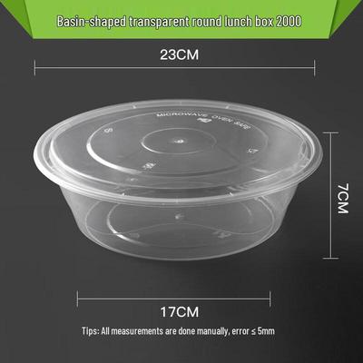 Xihe Disposable Round Food Containers
