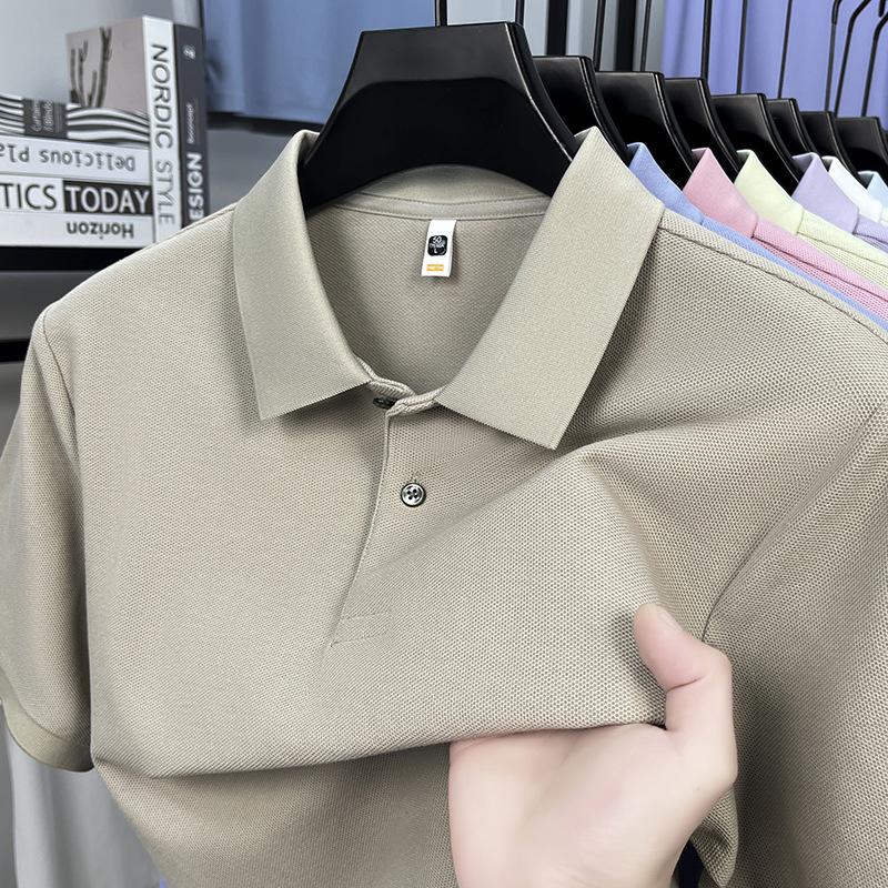 Short Sleeve T-Shirtpolo Men's Summer Lapel Collar Casual Top