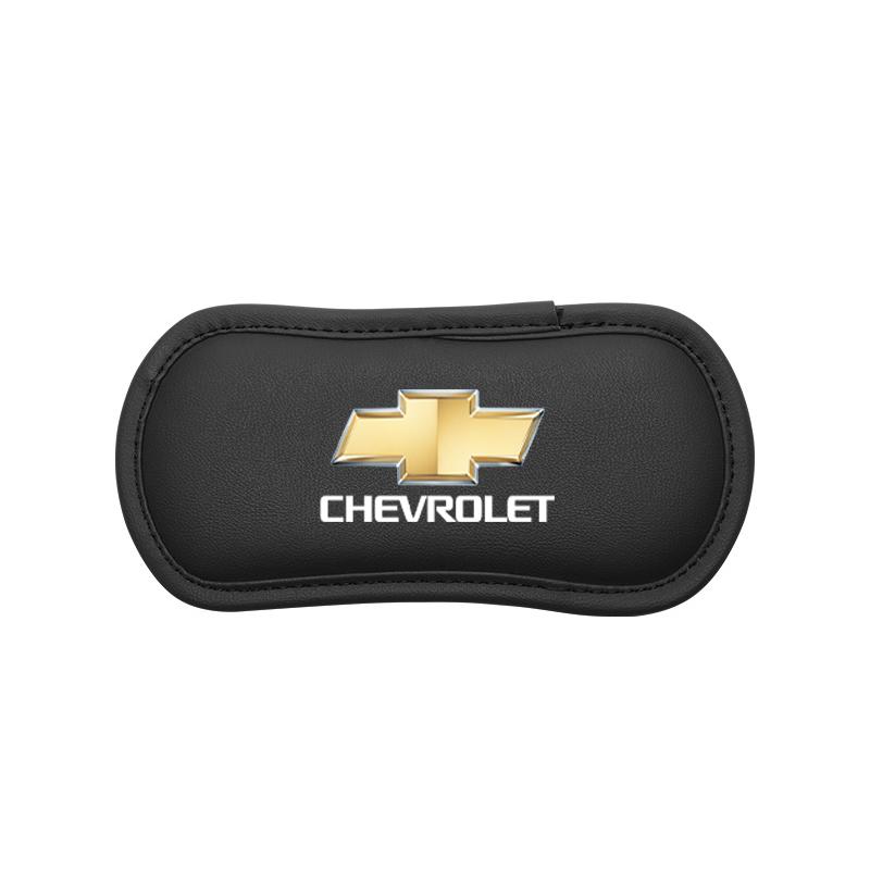 Leather Car Pillow Cushion Elastic Knee Pad Leg Pad Armrest Pad Accessories For Chevrolet Spark Captiva Cruze Tracker Orlando