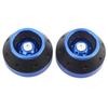 2pcs Pair Axle Sliders Pair Fork Frame Sliders 59X46X15mm Motorcycle Axle Slider Front Axle Slider Front Wheel Drop Anti-Fall (Blue)