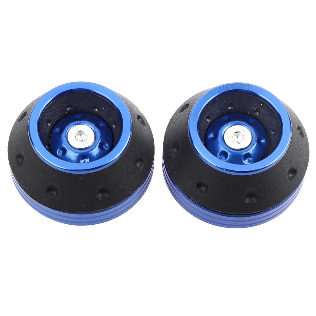 2pcs Pair Axle Sliders Pair Fork Frame Sliders 59X46X15mm Motorcycle Axle Slider Front Axle Slider Front Wheel Drop Anti-Fall (Blue)