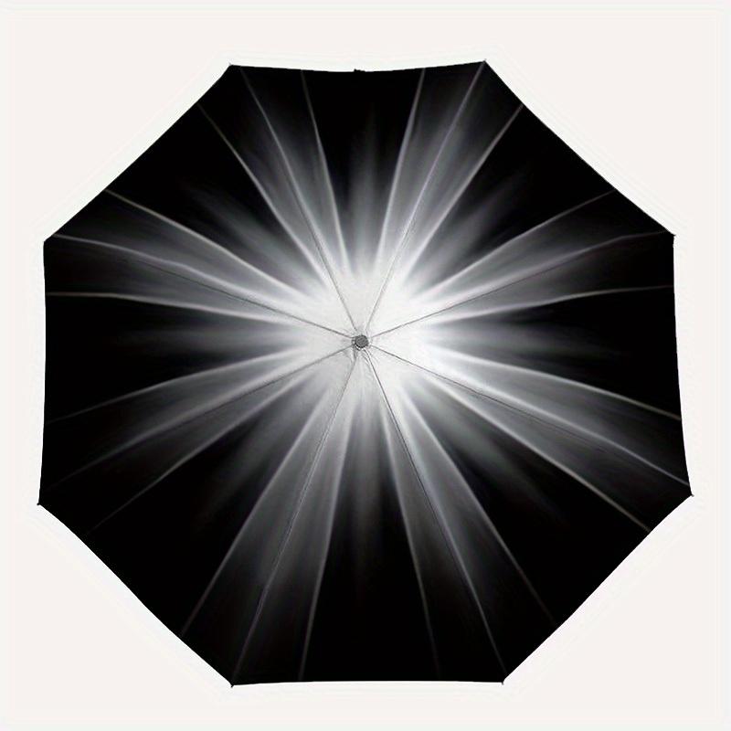 

1pc Lightburst Automatic Umbrella - 8-Rib Foldable Design, Outdoor Adventures, and Family Celebrations y250829017