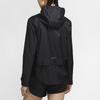Nike Chaqueta esencial con capucha para correr para mujer Tops Negro CU3218-010