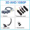 3D Car 360 Panoramic Camera 8K AHD 1080P 720P 4 Pieces Square Cameras For Android Radio 360APP  SN307 WDR 2053 Sensor