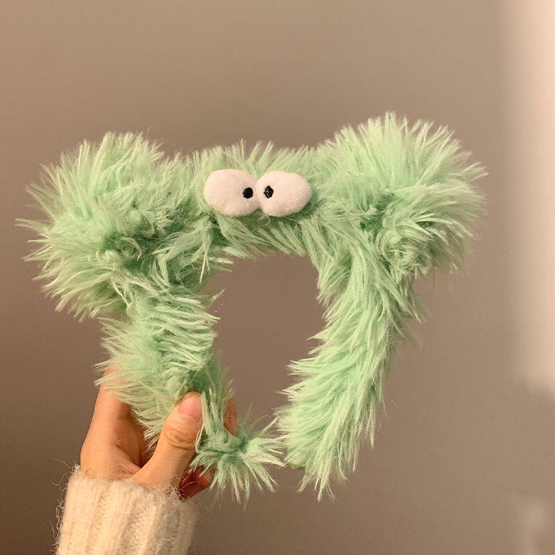 Cartoon Plush Headband: Cute Hair Accessory for Women & Kids, Perfect for Face Washing