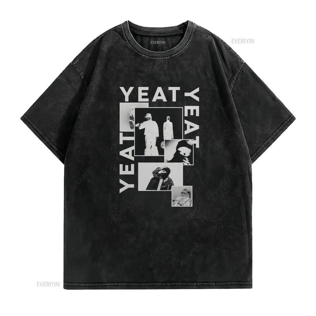 YEAT T Shirt Rapper Merch Uplyfe Nun Id Change Vintage Washed Comfortable Designer Clothes Graphic Slightly Stretched Soft