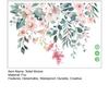 Toilet Sticker Green Leaf Floral Stickers Removable Waterproof Wall Decals Home Bathroom Decorations