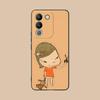 Anime Yoshitomo Nara Phone Case for VIVO V60 V50 V40 V30 V29 V27 V25 V23 Pro Lite 5G Colorful Printing Cover Pretty Luxury Cover