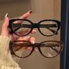 Cat Eye Anti-Blue Light Glasses for Women: Ultra-Light, Natural Look, High-End Tea Color Finish