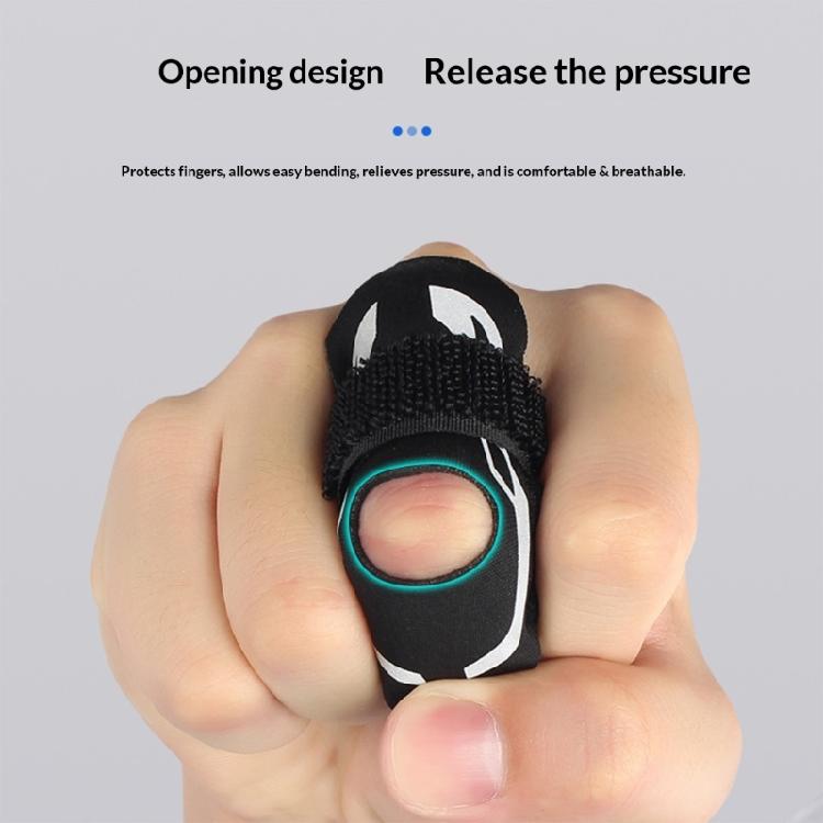 Flexible Finger Guard Open Design Breathable Comfortable Support Strap Finger Wrap for Athletic Activity