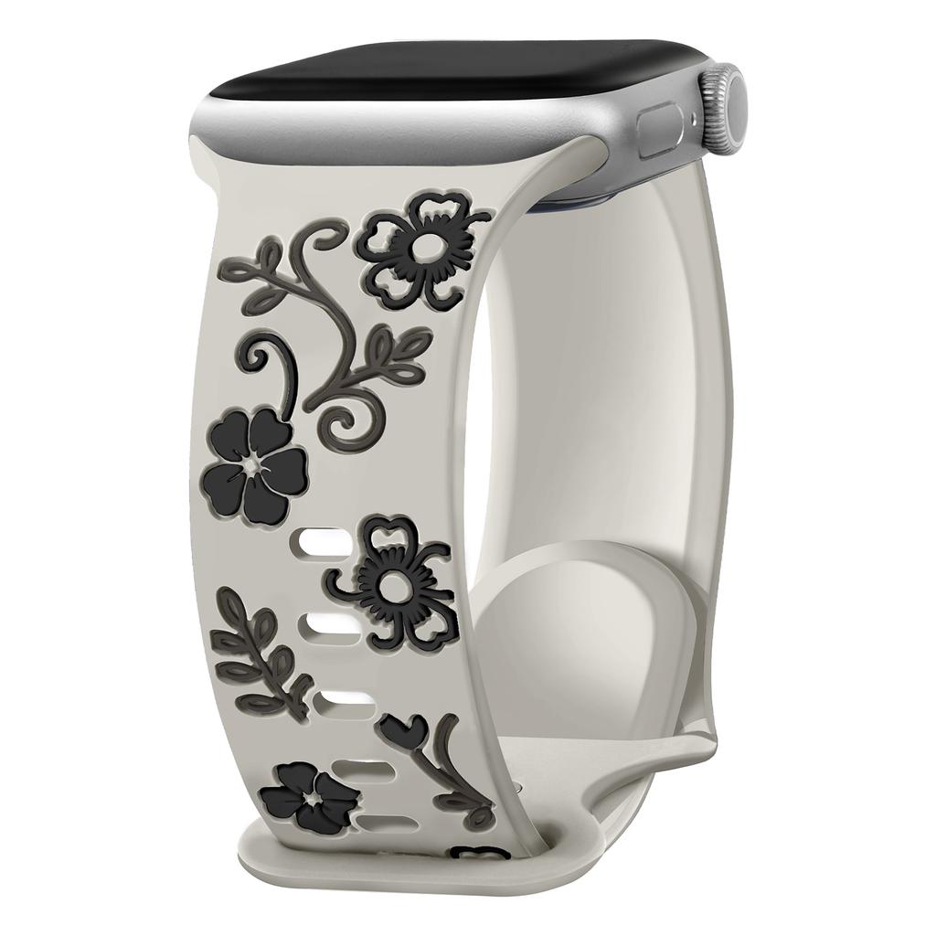 Graviertes Armband für Apple Watch Band 42mm 44mm 46mm 45mm 41 40 49 Sport Armband iWatch Serie 11 10 9 8 7 SE 6 5 Ultra 3