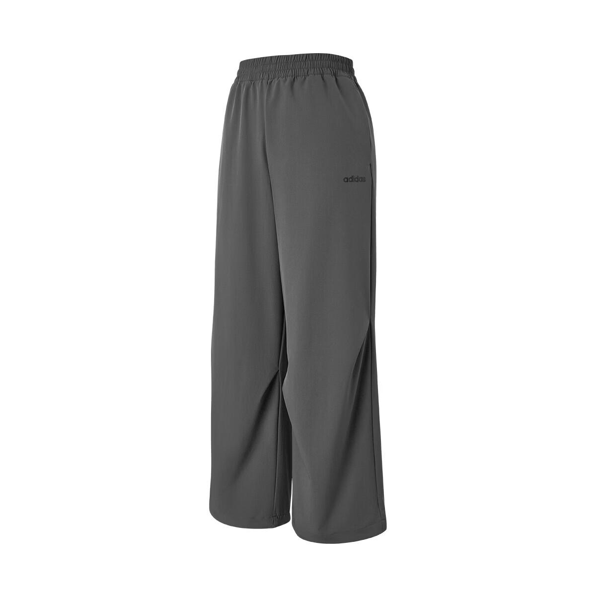 Adidas FW25 Дышащие тканые повседневные брюки со средней посадкой прямого кроя для женщин, низ KB1149 M