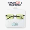 Night Vision Multifocal Anti Blue Light Reading Glasses Metal Frame for Men and Women Business Presbyopia Glasses