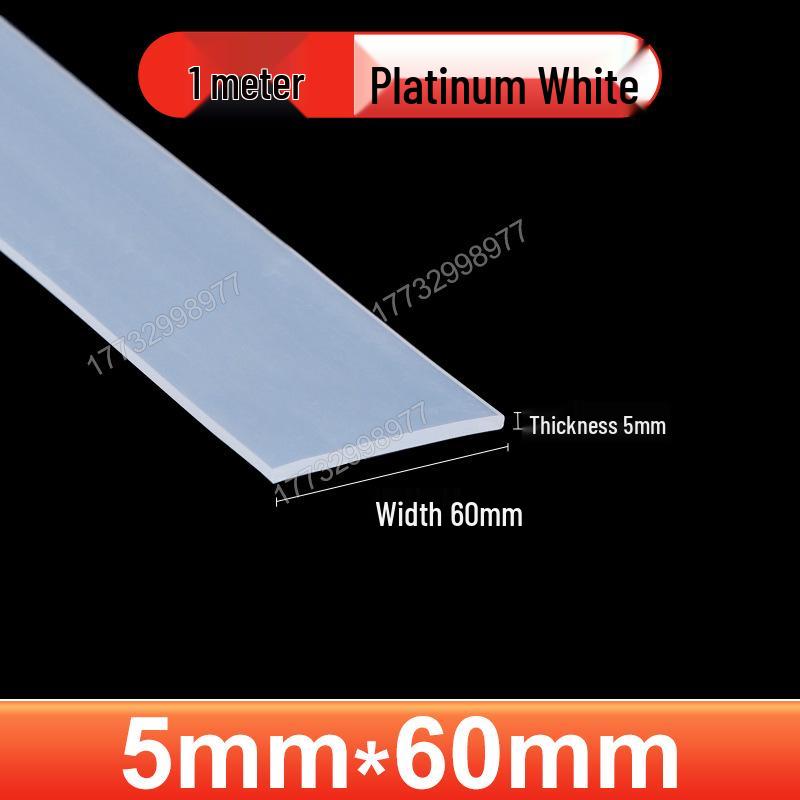 High-Temperature Resistant Transparent Silicone Rubber Sealing Strip