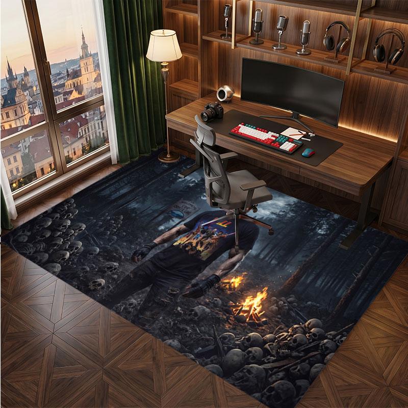 Friday the 13th Jason Voorhees Rug Soft Thick Non Slip Floor Carpet for Bedroom Living Room Home Decor