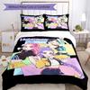 3pcs KPop Demon Hunters Bedding Set Duvet Cover Closure Includes 1 Duvet Cover & 2 Pillowcases, Soft and Comfortable for All Seasons.