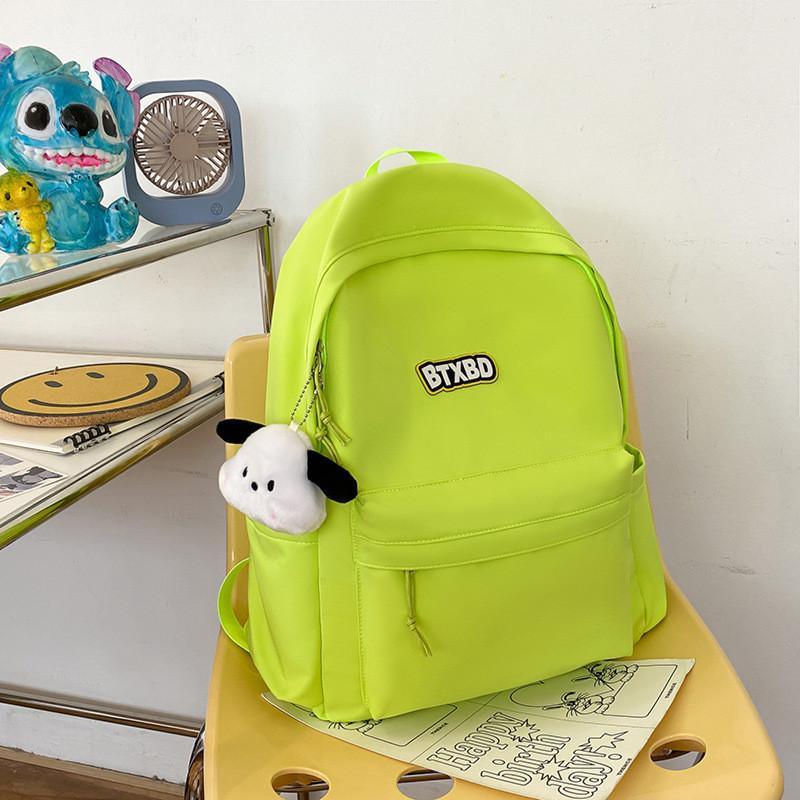 Универсальный легкий нейлоновый рюкзак унисекс для повседневных путешествий и ежедневных поездок зелёный