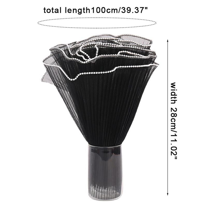 1 pièce Papier d'emballage de fleurs Fil ondulé Emballage de bouquet de fleuriste Maille de dentelle Fournitures d'emballage cadeau de bouquet de fleuriste 28cmx1.5M