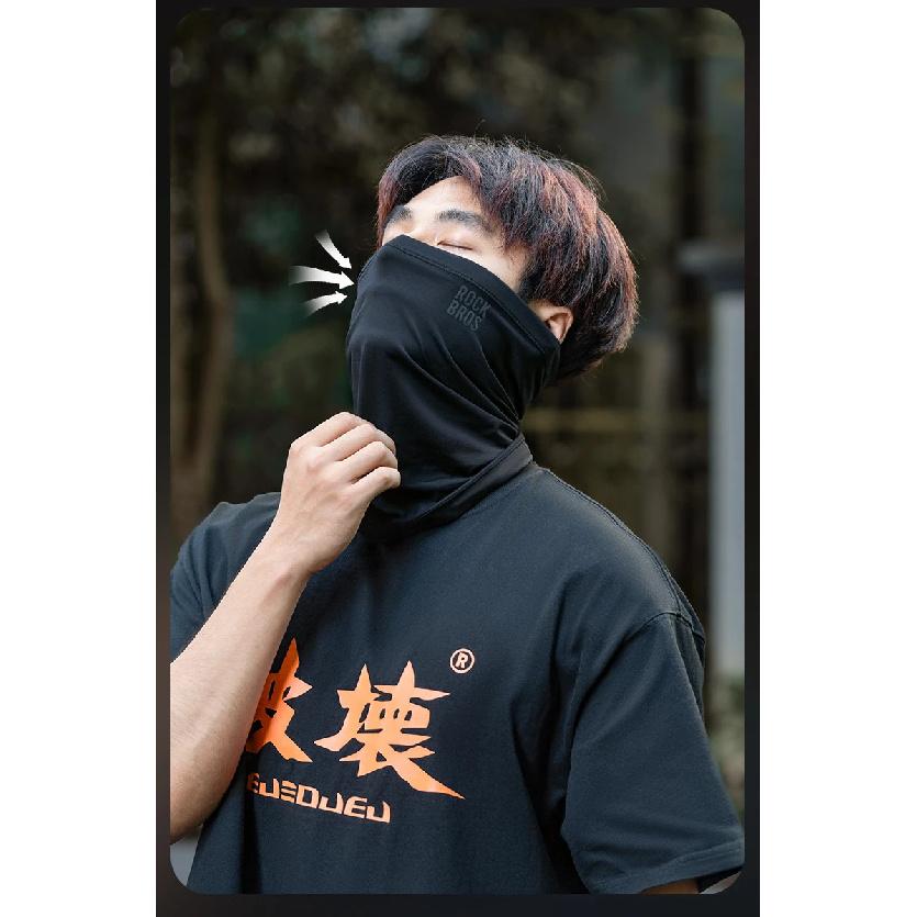 ROCKBROS Winter Keep Warm Cycling Face Mask Fleece Hiking Camping Ski Balaclava Neck Scarf Windproof MTB Road Bicycle Bike Mask