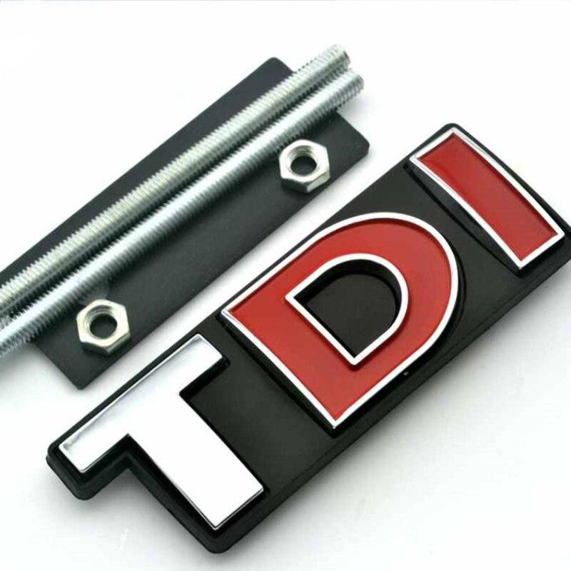 Cheap Car Styling TDI Logo Sticker Front Grille Emblem Badge Decal for ...