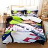 Blue Lock Bedding Set Hot Anime Duvet Cover Set King Queen Twin Double Size Comforter Cover Set For Teens and Boys Anime Lover