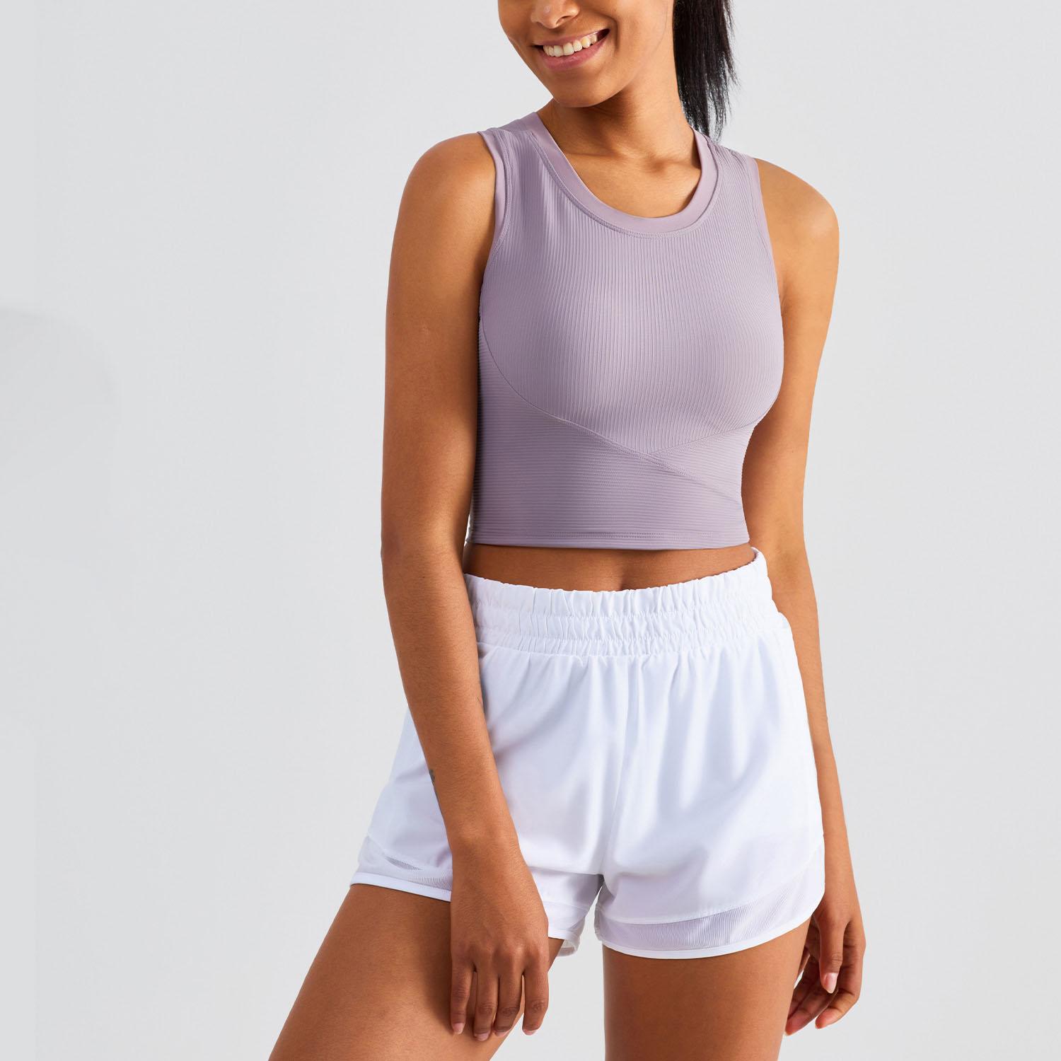 Женский беспроводной удлиненный бюстгальтер со сборками — фото 7