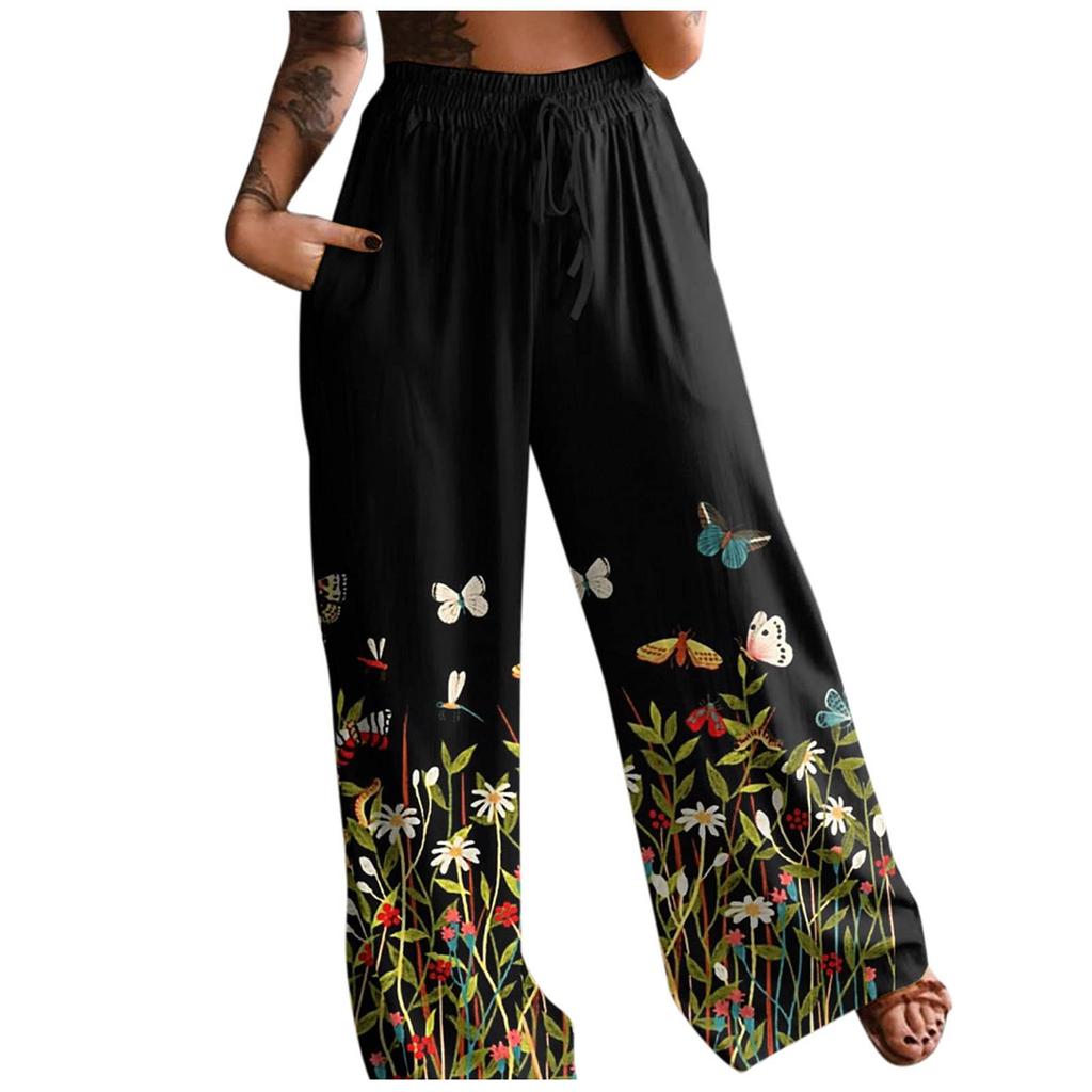 Buy Women's Comfy Pajama Pants Wide Leg 