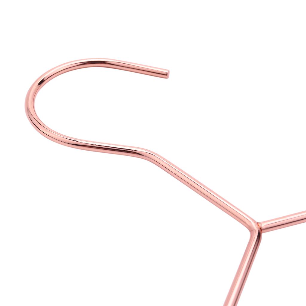 M-Modern-17 Inch Adult Heavy Duty Strong Rose Gold Clothes Hangers, Coat Hangers, Suit Hangers, Shirt Dress Hangers, Heavy Duty