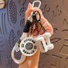 Bag Charm Hand-Woven Fitness Weight Mini Dumbbell Gym Lover DIY Girl Nylon Rope Pendant