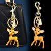 Cute 3D Fulu Bag Pendant Fashionable Versatile Deer Keychain Accessories