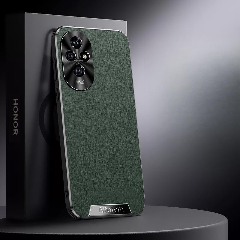Suitable for Honor 200pro Mobile Phone Case for Business Men's Honor All-inclusive Anti-fall 200 High-end 100rpo Leather Case