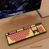 Hot-Swappable 104-Key Mechanical Gaming Keyboard for Girls, Wired, Blue/Black/Brown/Red Switches, Dual-Color Design