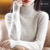 Women's Clothing For Autumn Winter 100% Mink Plush Turtleneck Pullover Sweater Ladies Cashmere Sweater