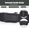 Versatile Ratchet Belt with Adjustable Security Buckle Double-Layer Reinforced Nylon Webbing Reinforced Men Belt