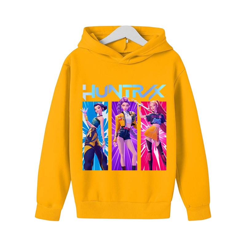 Children's Clothing KPop Devil Hunter Fashionable Cute Sweatshirt Girls' New Movie Sports Hoodie K-Pop Devil Hunter Casual Top