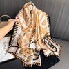 Women The Four Seasons Bandanna Popular Style 180X90CM Scarves Beach Sunscreen Luxury Silk Scarf  New Design Square Shawls