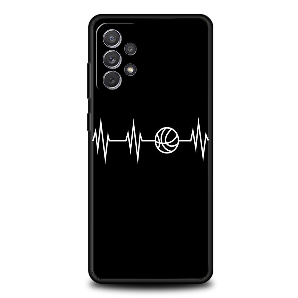 Basketball Basket Number Phone Case For Samsung Galaxy A51 A71 A21S A12 A11 A31 A41 A03 A52 A32 A22 A13 A23 A33 A53 A73 5G Cover